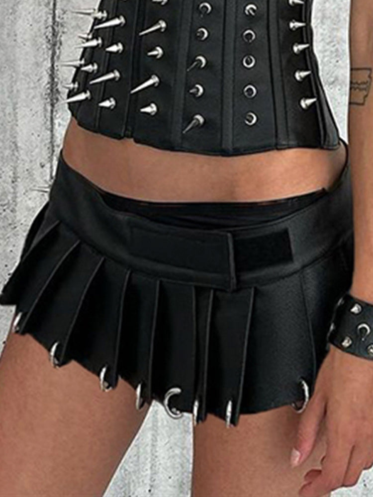 Y2K Gothic Mini Skirt