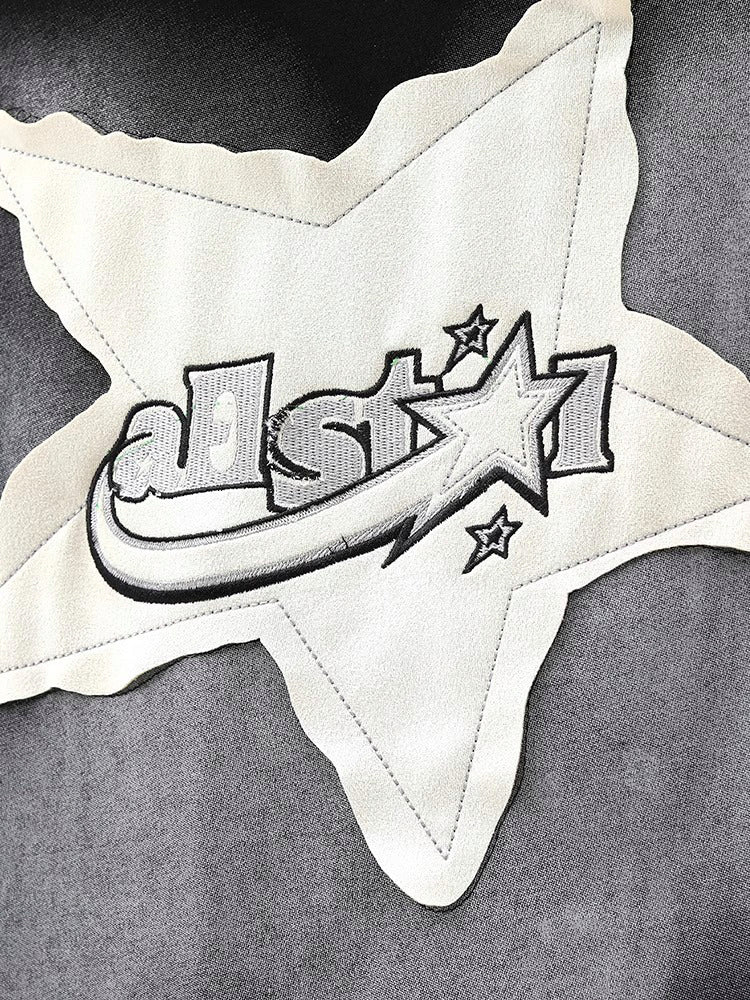 Y2K Star Patch Shirt