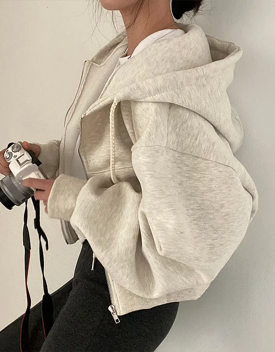 Y2K Cropped Hoodie