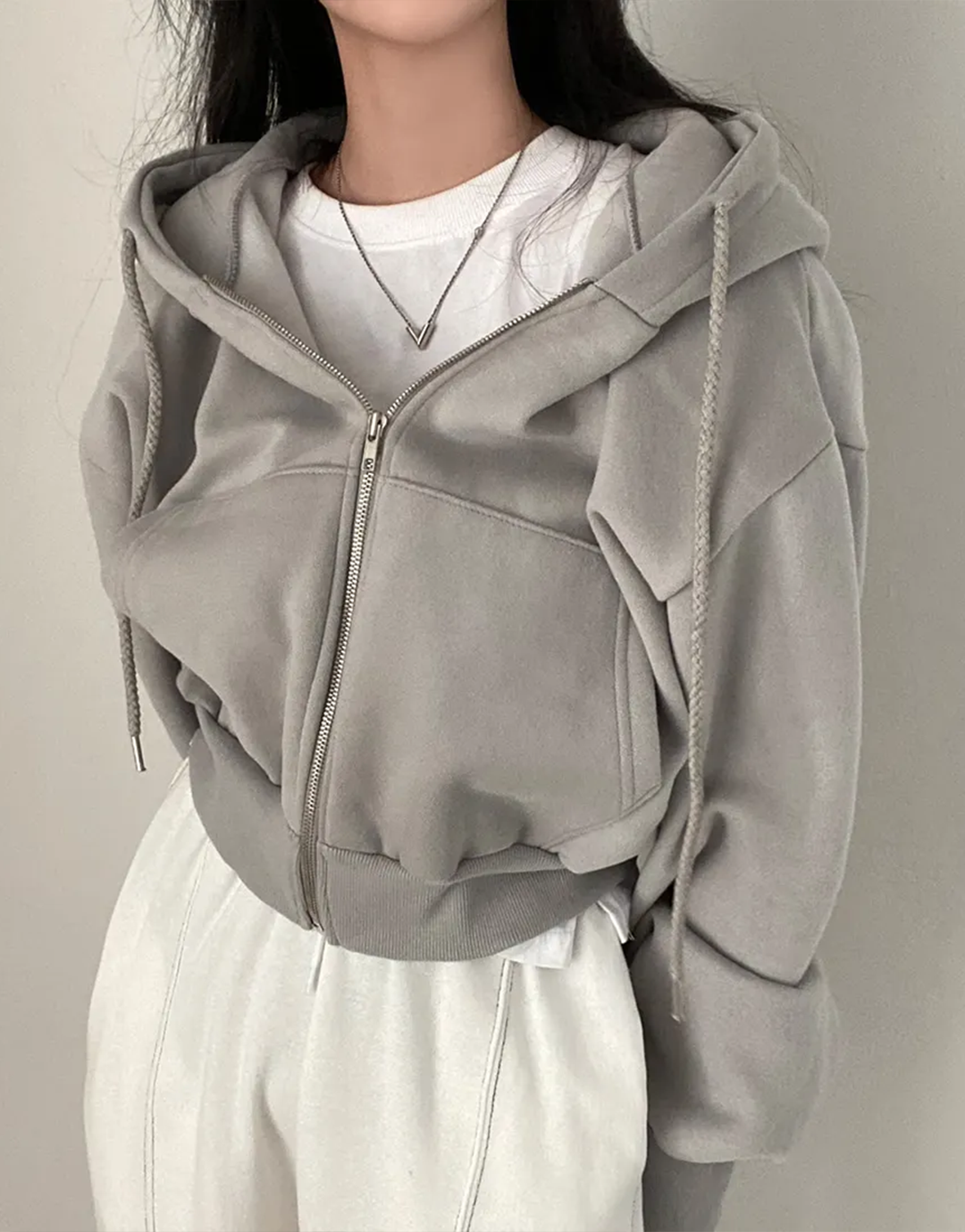 Y2K Cropped Hoodie