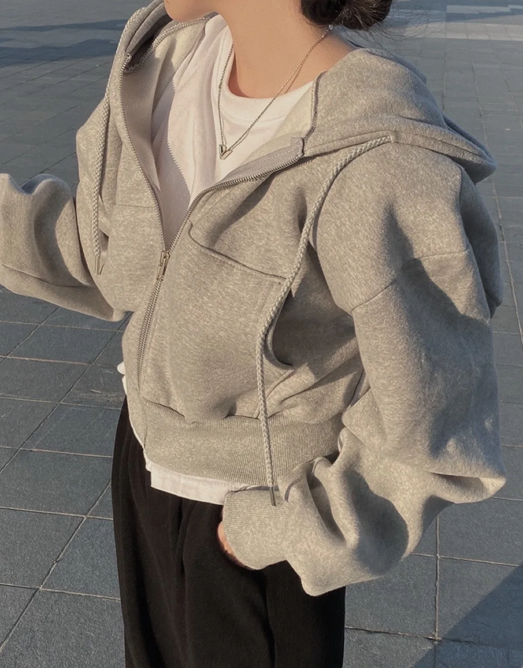 Y2K Cropped Hoodie