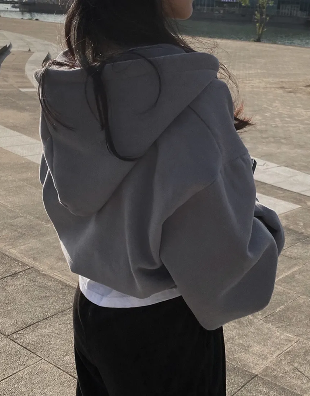 Y2K Cropped Hoodie