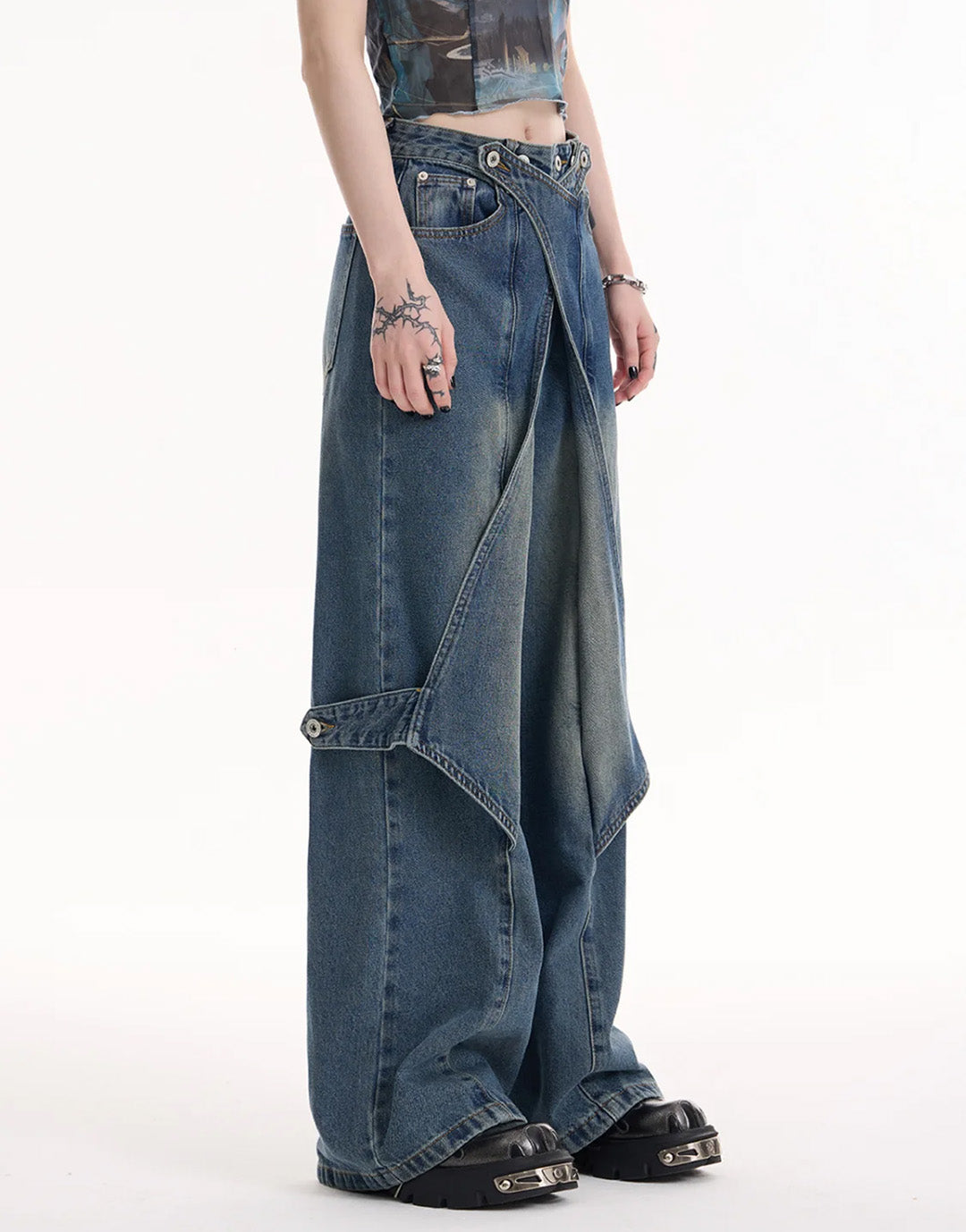 Cyber Y2K Men Jeans