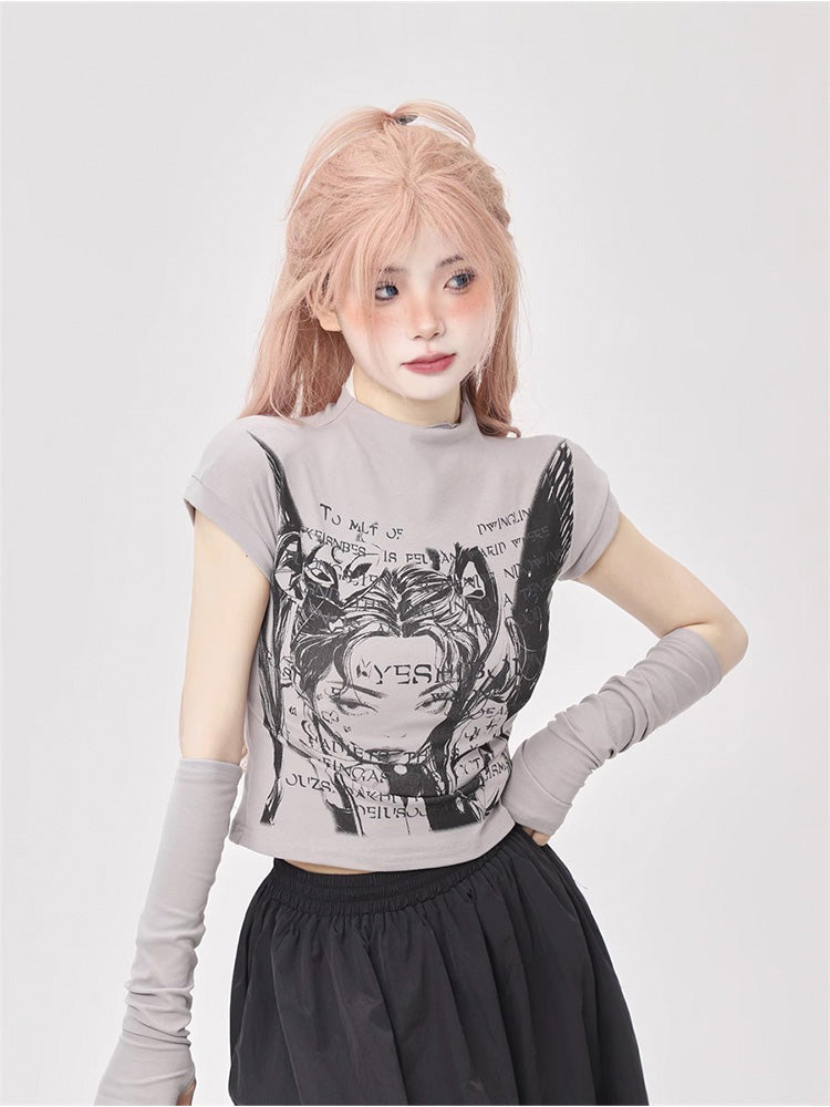 Y2K Anime Girl Shirt