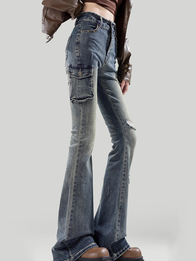Damaged Vintage Jeans