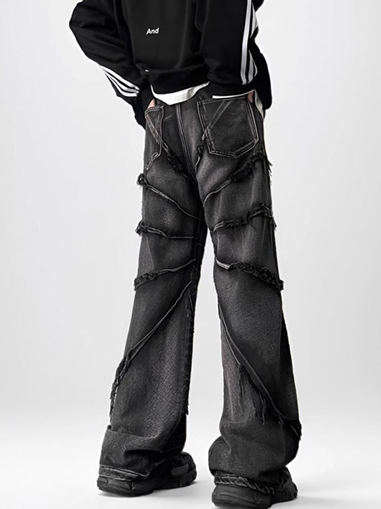 Y2K Black Ripped Jeans
