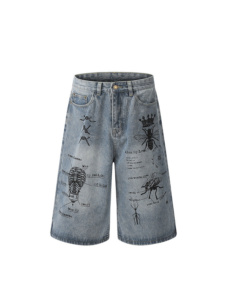 Y2K Graphic Shorts