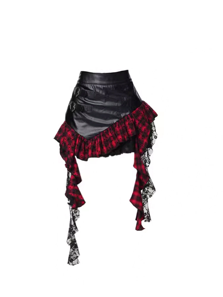 Asymmetrical Short Skirt