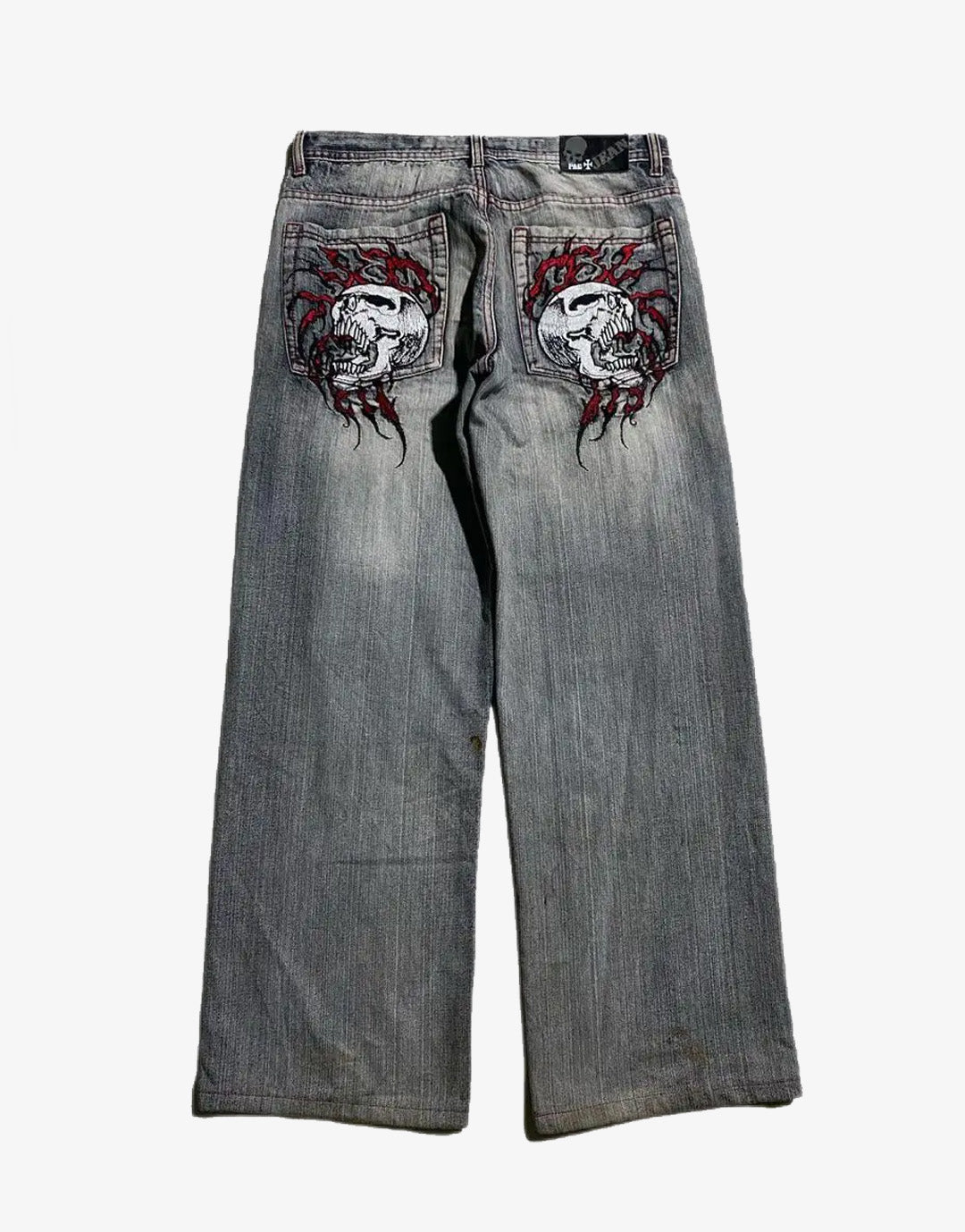 Embroidered Jeans Y2K