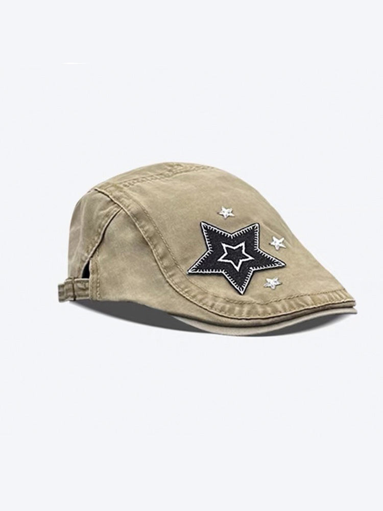 Y2K Star Beret
