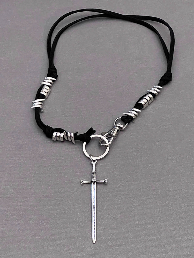Y2K Sword Necklace