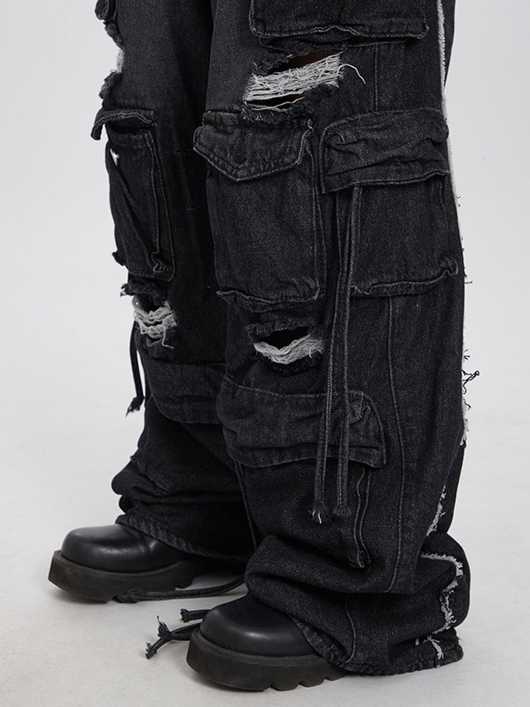 Y2K Damaged Jeans