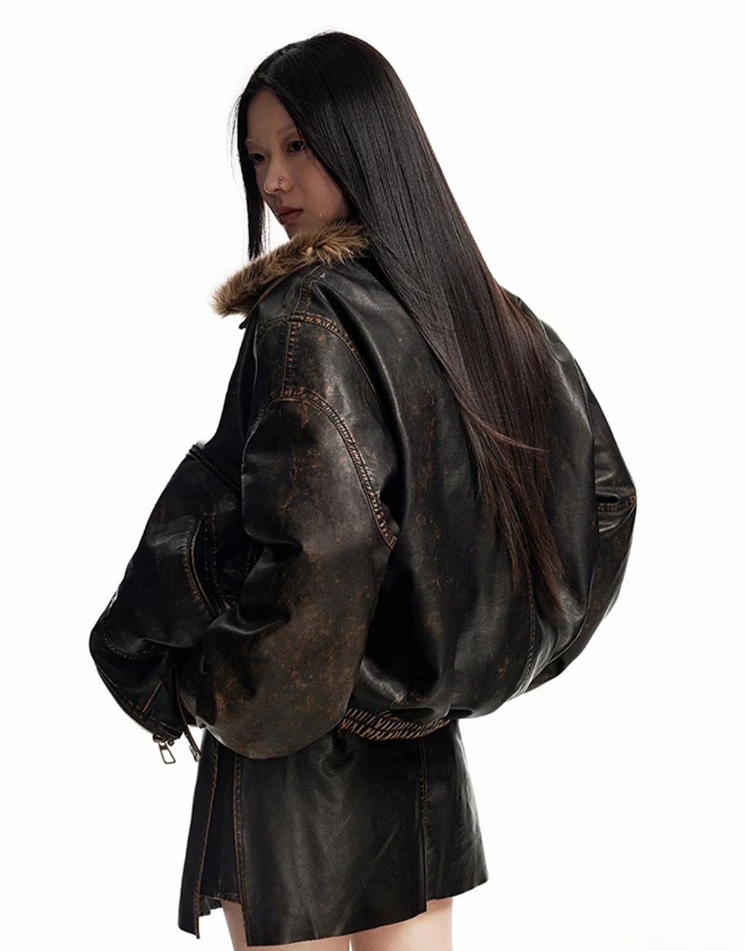 Fur Lined Jacket Y2K