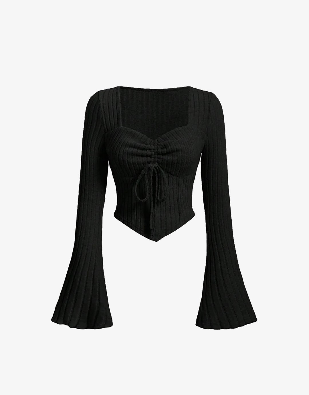 Aesthetic Long Sleeve Crop Top