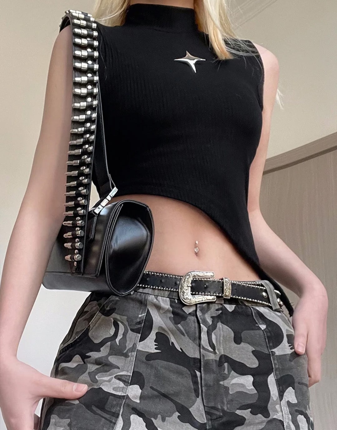 Y2K Star Top