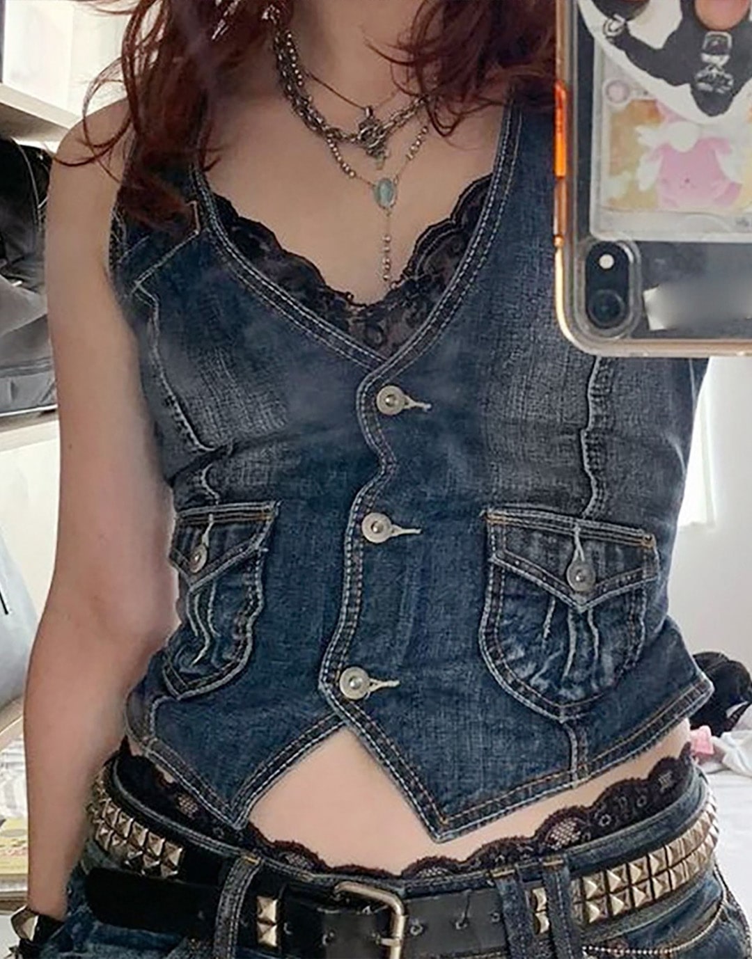 90s Denim Vest