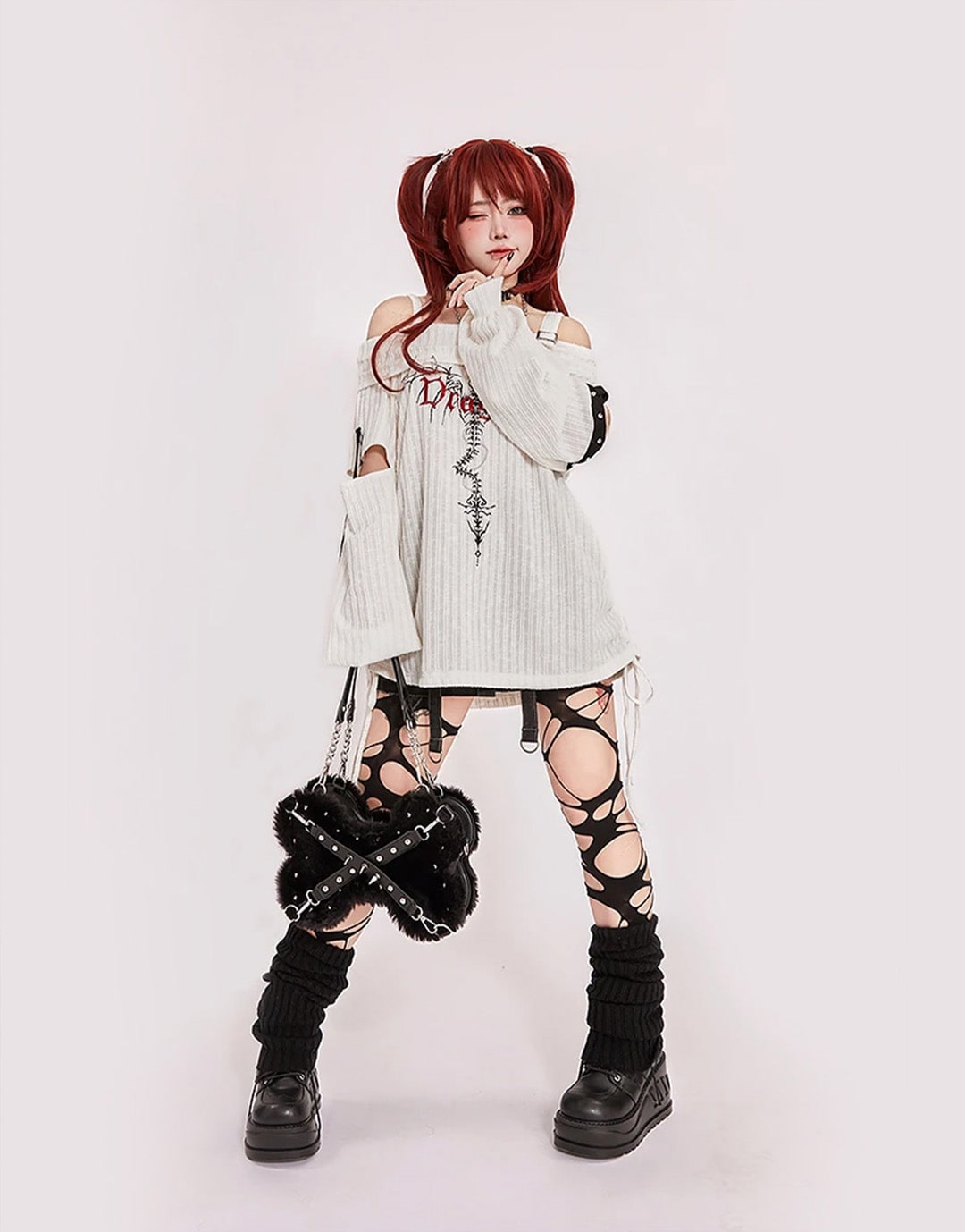 Y2K Cropped Sweater