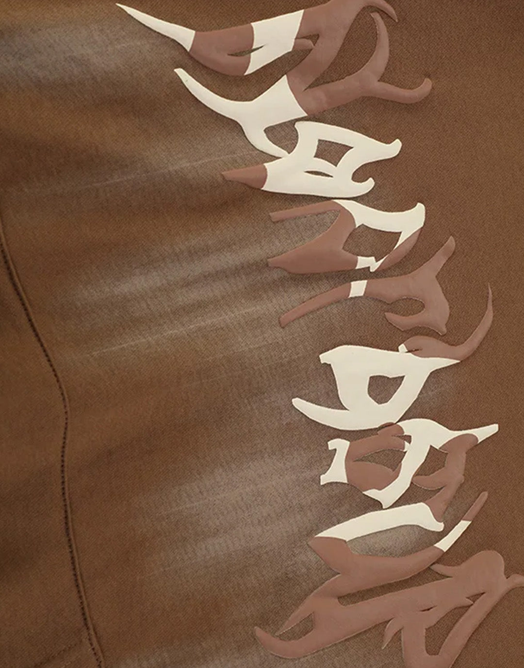 Brown Y2K Hoodie
