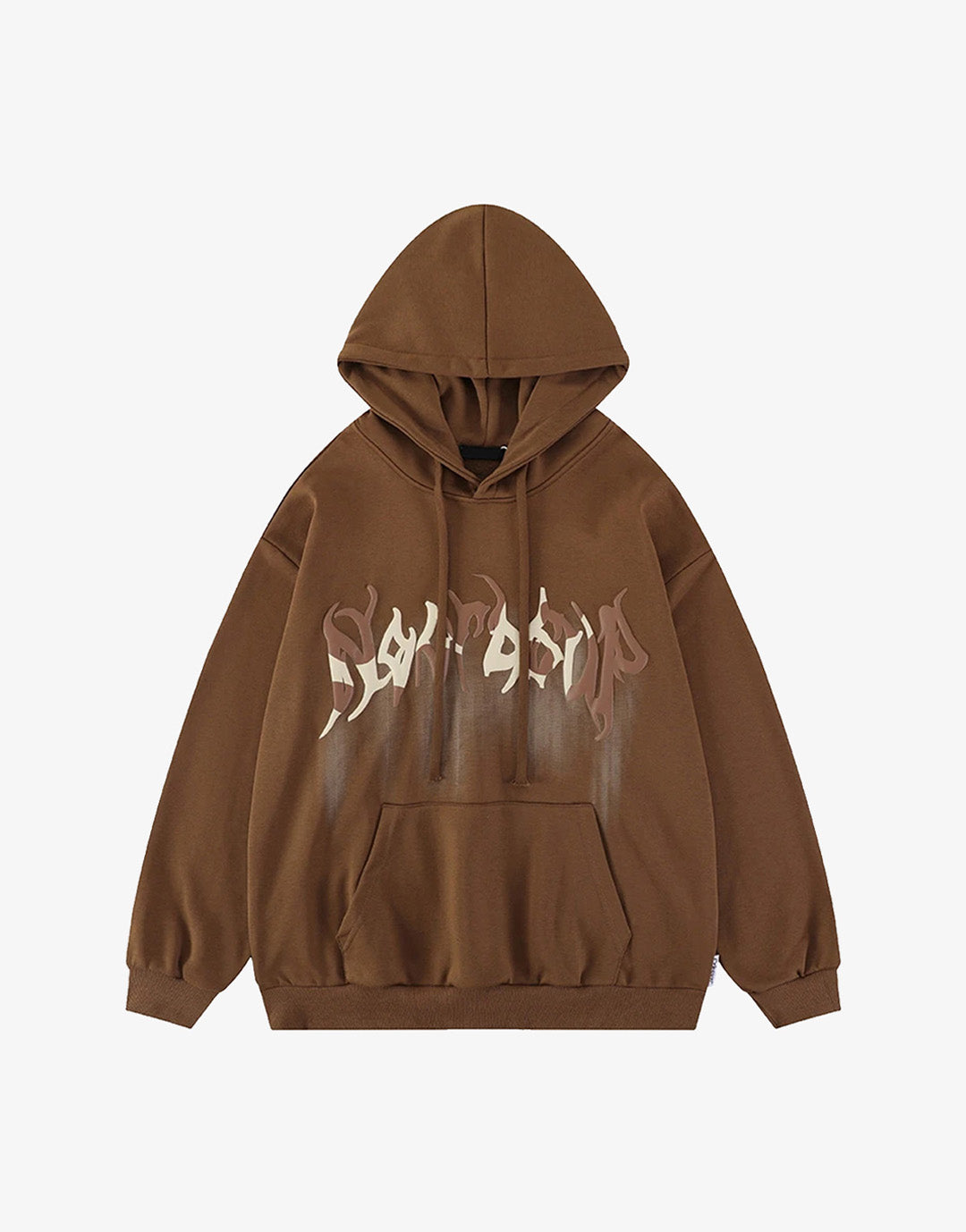 Brown Y2K Hoodie