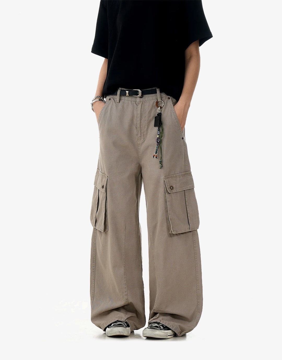Y2K Khaki Cargo Pants