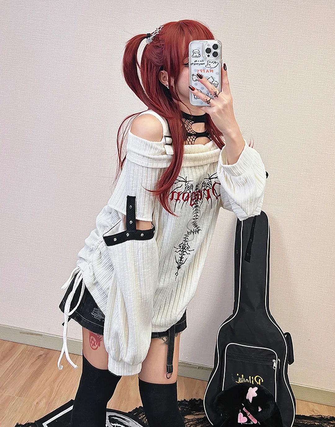 Y2K Cropped Sweater