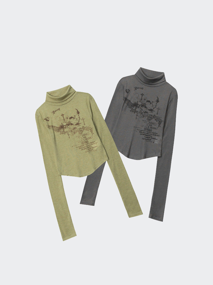 Y2K Skull Top