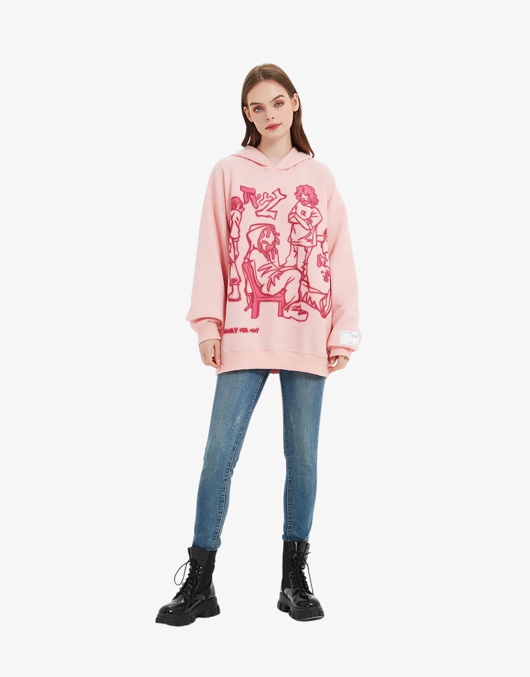 Pink Y2K Hoodie