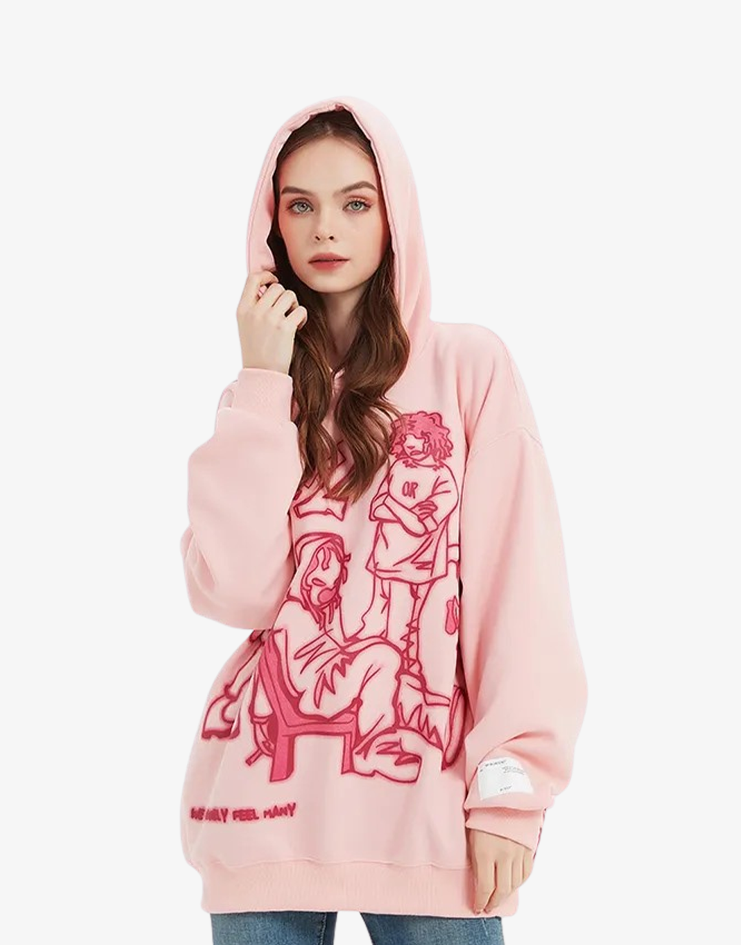 Pink Y2K Hoodie