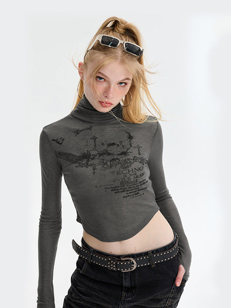 Y2K Skull Top