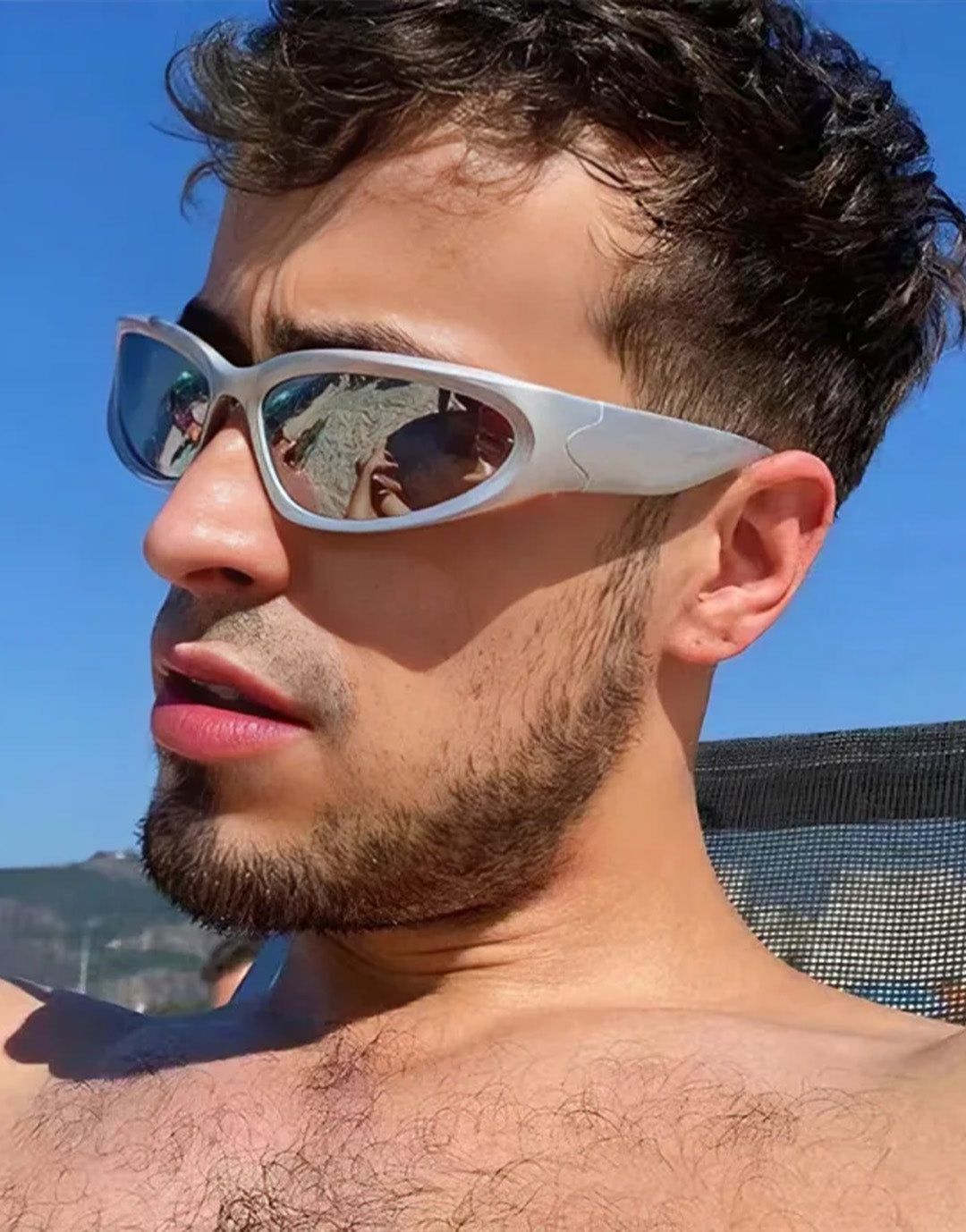 Silver Y2K Sunglasses