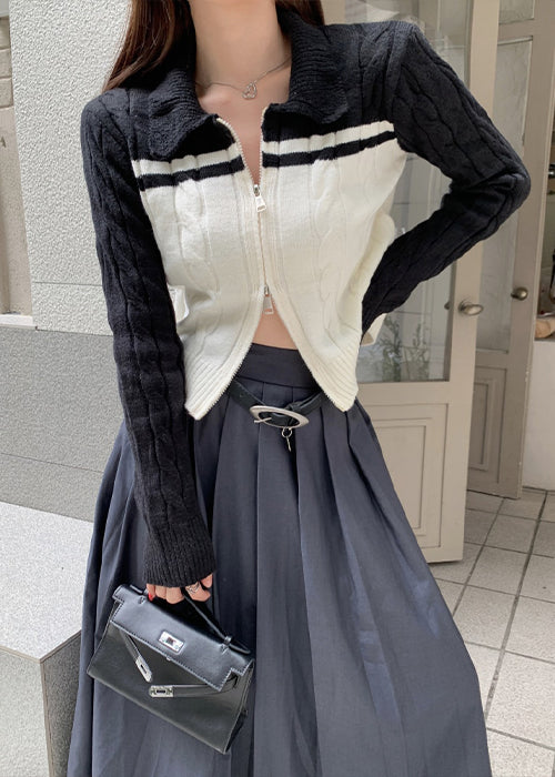 Y2K Cropped Cardigan