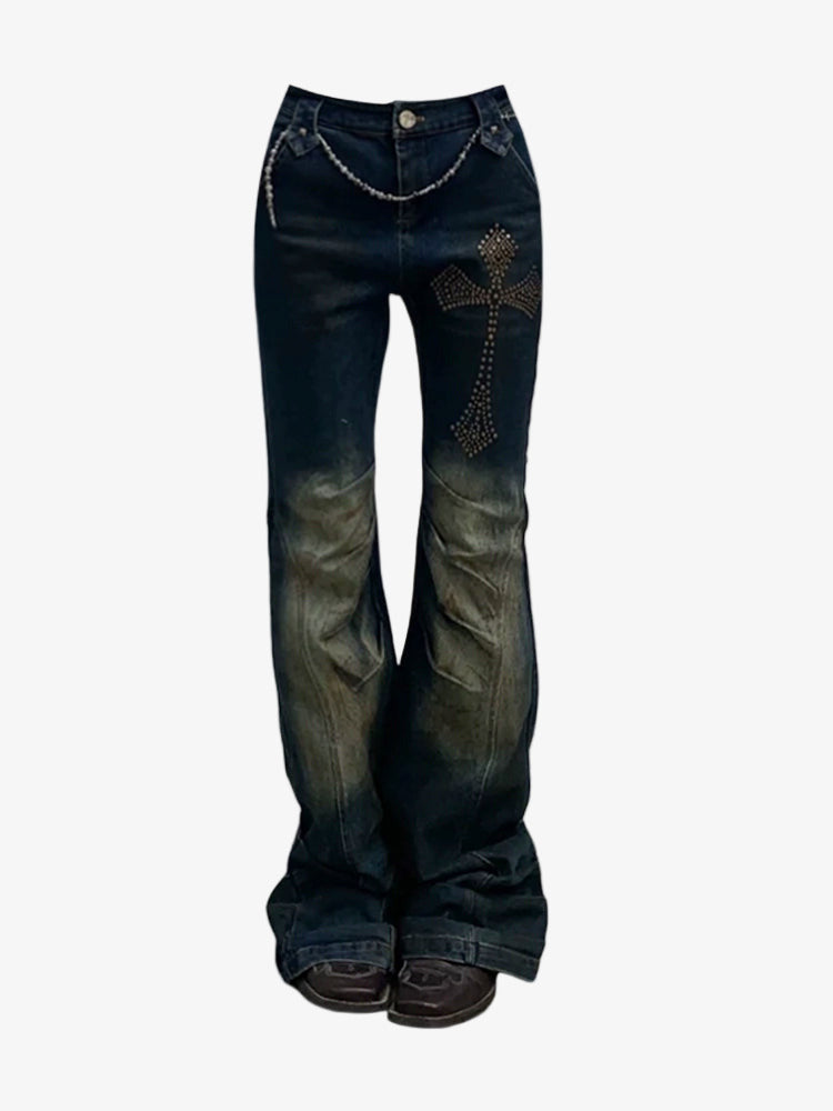 Y2K Cross Jeans