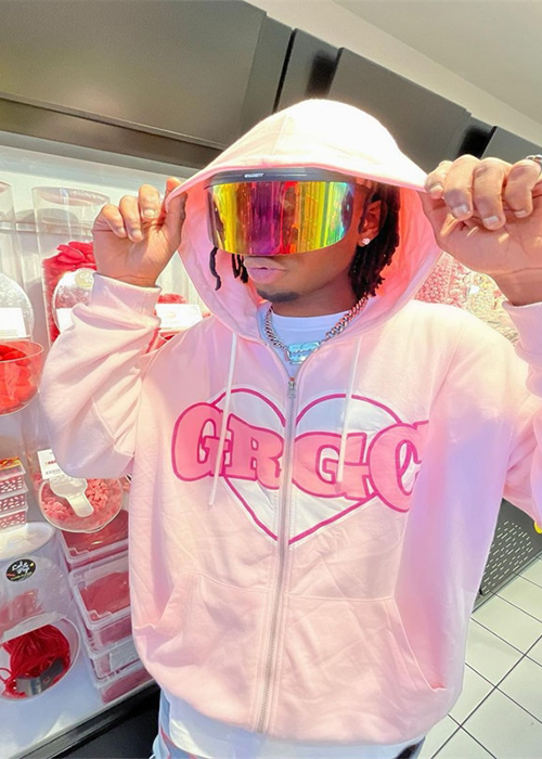 Pink clearance hoodie merch