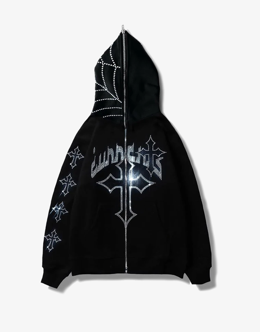 Y2K Rhinestone Hoodie