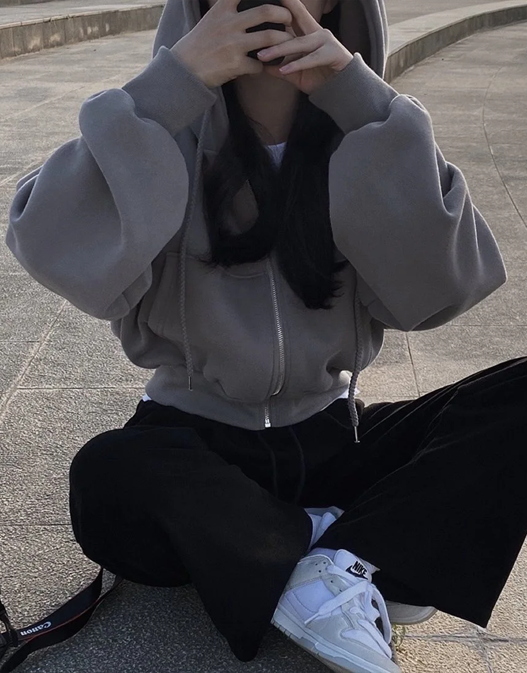 Y2K Cropped Hoodie