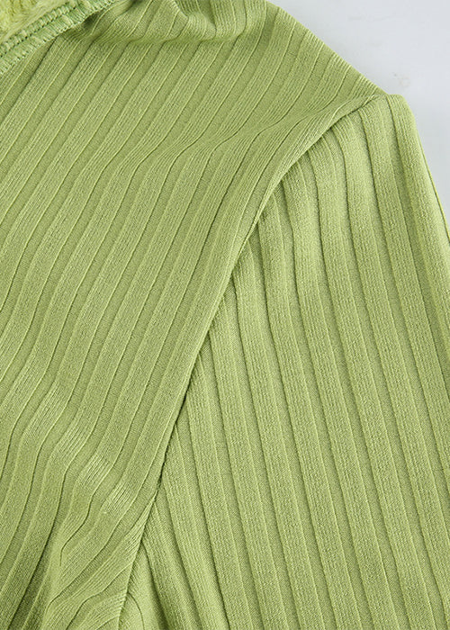 Aesthetic Green Sweater