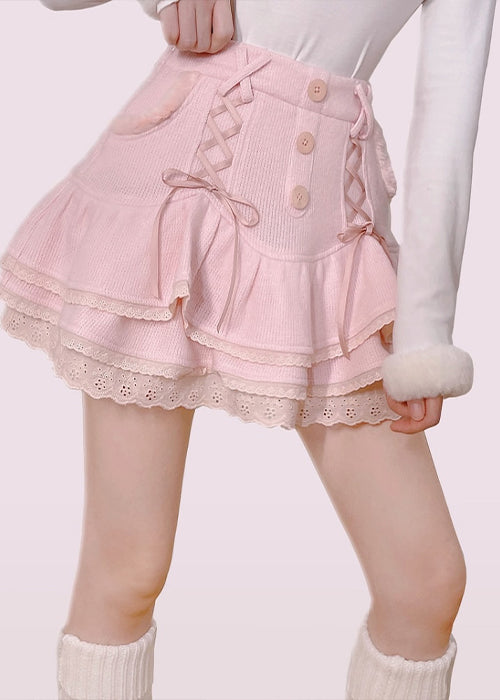 Pink Y2K Skirt