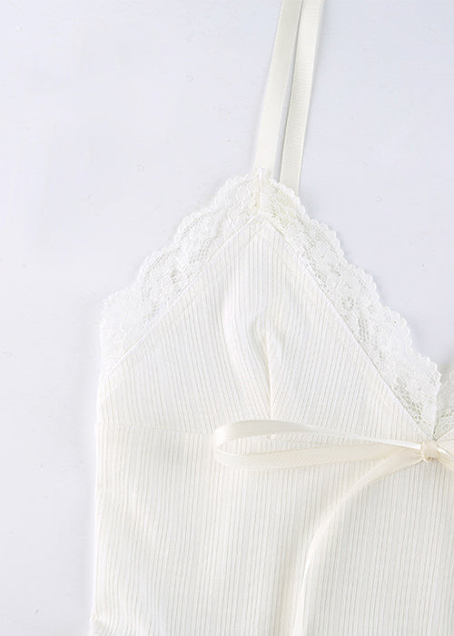 Y2K White Tank Top