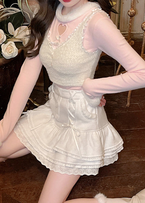 Pink Y2K Skirt