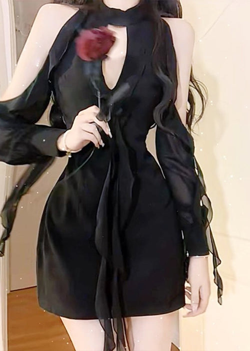 Black Y2K 2000s Dress