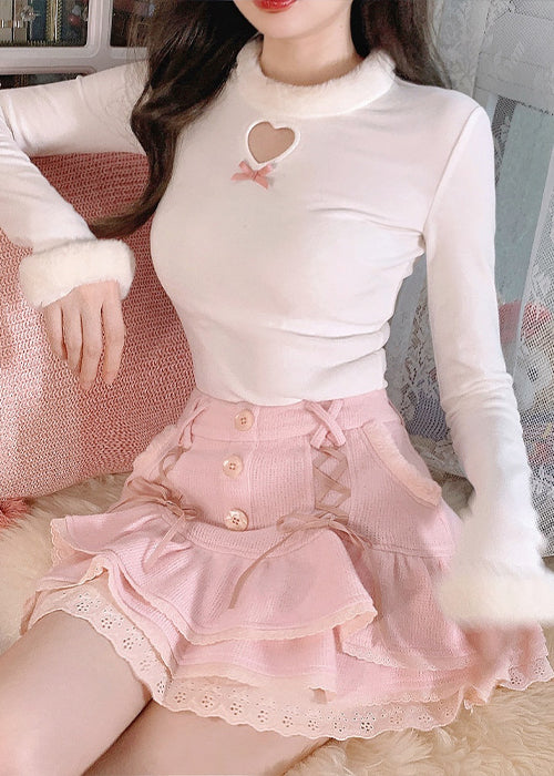 Pink Y2K Skirt