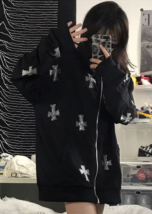 Rhinestone 2000s Y2K Jacket