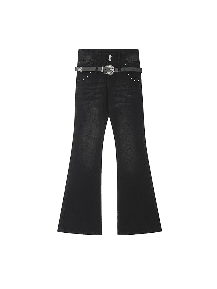 Y2K Low Rise Flared Jeans