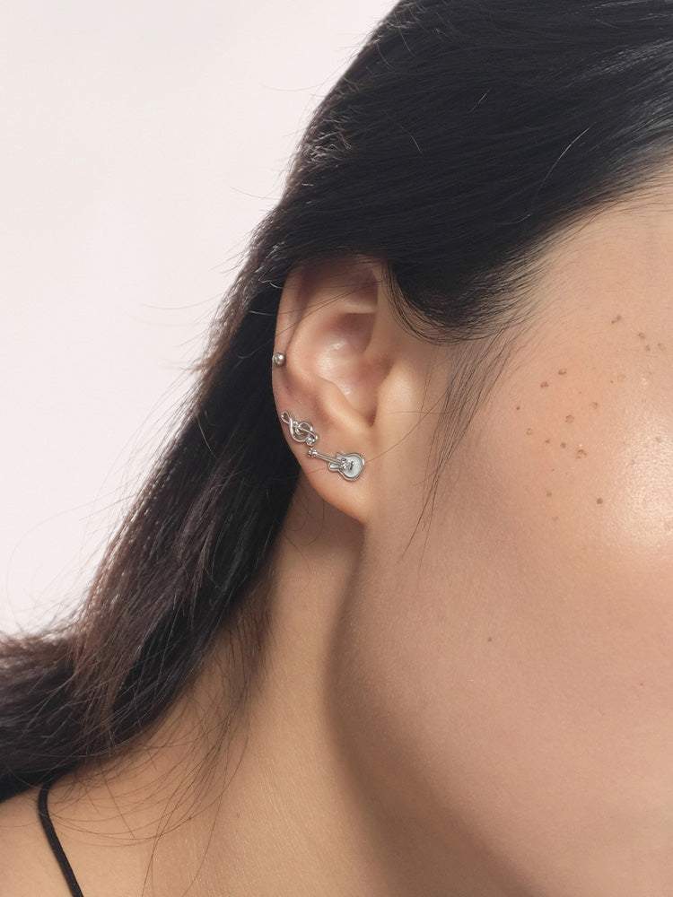 Y2K Guitar Earrings