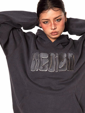 Y2K Embroidered Hoodie