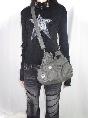 Y2K Red Shoulder Bag