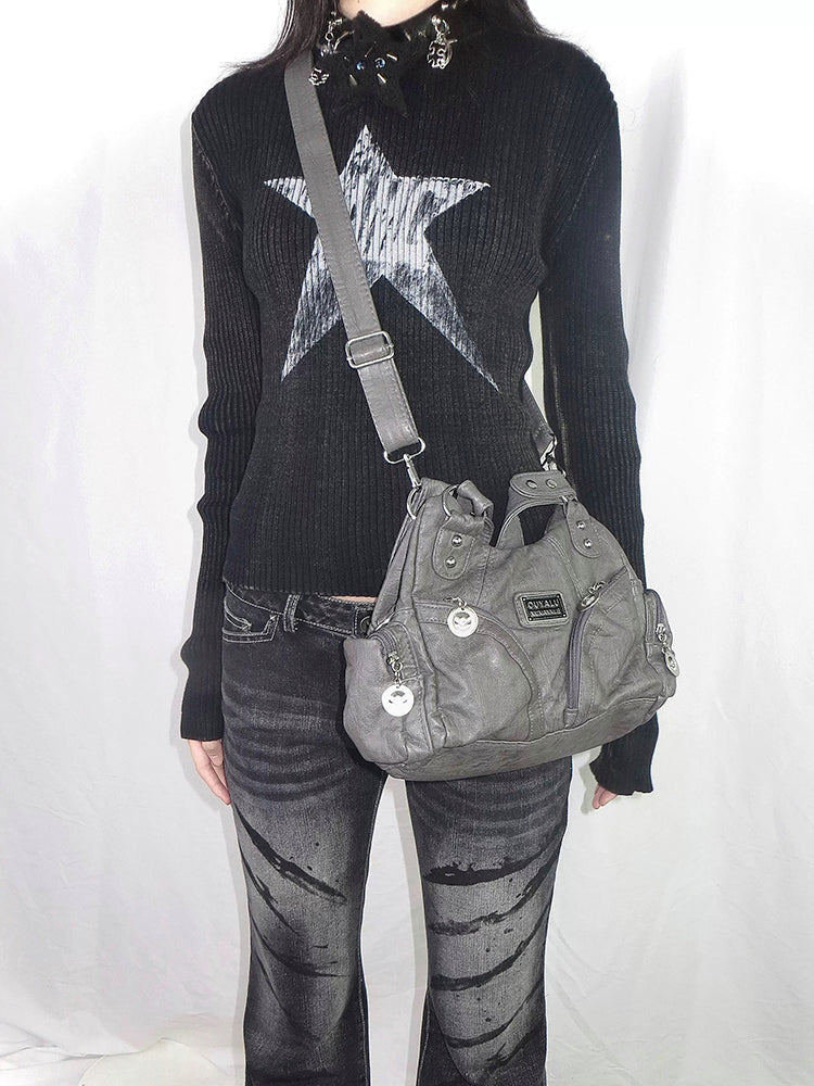 Y2K Red Shoulder Bag