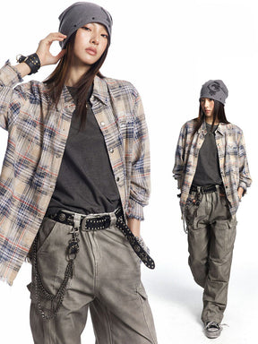 Y2K Checkered Shirt