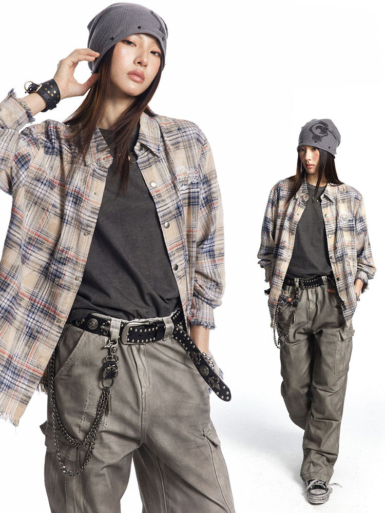 Y2K Checkered Shirt