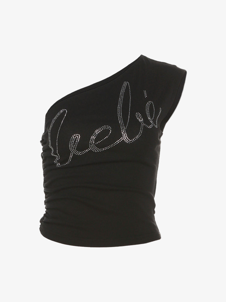 Y2K Rhinestone Tank Top